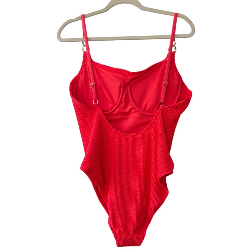Lilly Pulitzer Alizee Crinkled One-Piece Swimsuit Textured NWT Size 16 - Picture 6 of 11